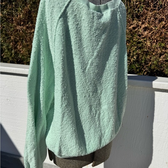 Free People Mint green sweater with texture size Medium - Picture 2 of 2